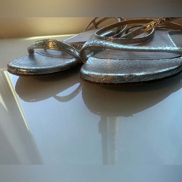 Stuart Weizman silver sandals size 8 - Picture 5 of 10